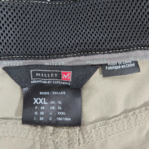 MILLET Gorpcore DRYNAMIC STRETCH Sage CONVERTIBLE Hiking Pant-Short WomenSize XL - Picture 12 of 17